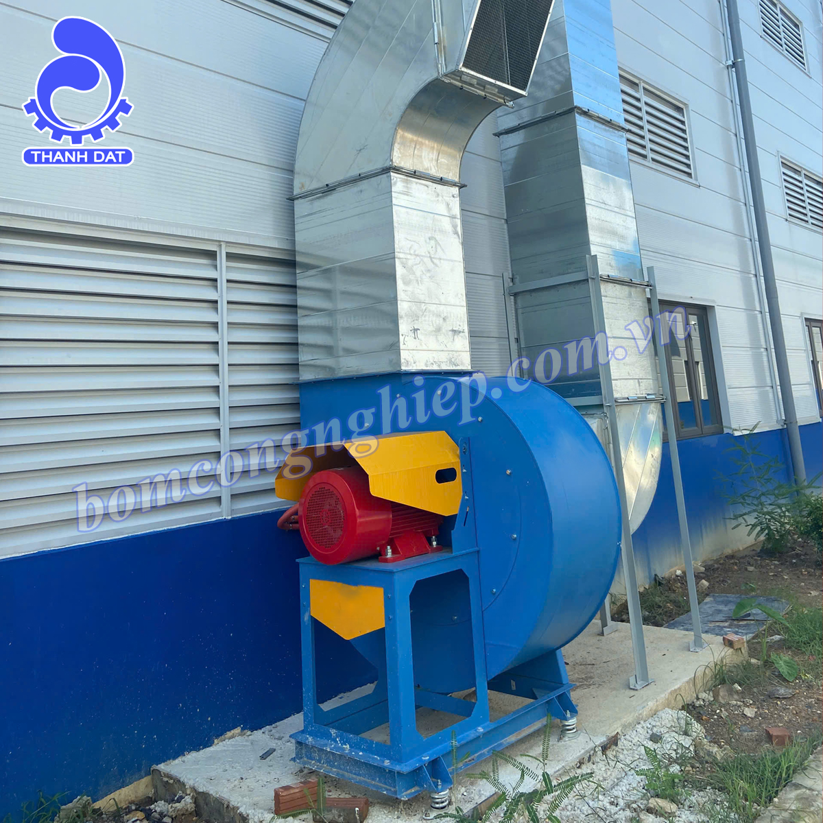 lắp đặt quạt ly tâm hút khói PCCC đúng cách