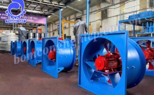 Ưu điểm của quạt hướng trục gắn mái hút khói