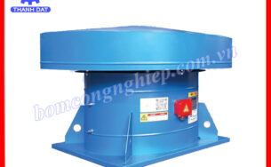 Cấu tạo quạt hướng trục gắn mái hút khói
