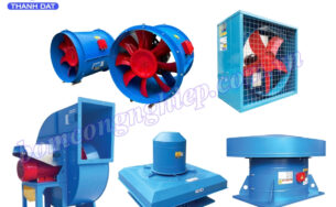 Các loại quạt hút khói cho nhà xưởng phổ biến