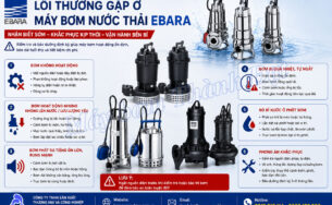 Lỗi thường gặp ở máy bơm nước thải Ebara