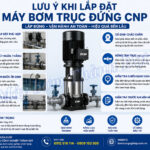 Lưu ý khi lắp đặt máy bơm trục đứng CNP