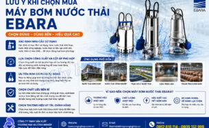 Máy bơm nước thải gia đình Ebara