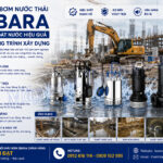 Máy bơm nước thải Ebara cho công trình xây dựng