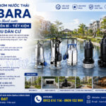 Máy bơm nước thải Ebara cho khu dân cư