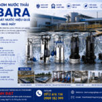 Máy bơm nước thải Ebara cho nhà máy