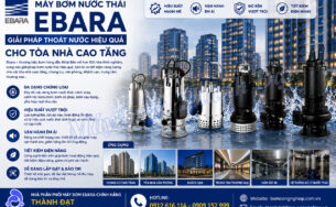 Máy bơm nước thải Ebara cho tòa nhà cao tầng