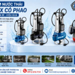 Các loại máy bơm nước thải Pentax có phao