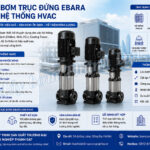 Máy bơm trục đứng Ebara cho hệ thống HVAC