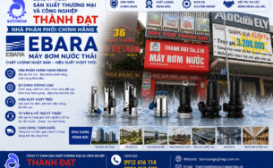 Máy bơm nước thải Ebara cho khu công nghiệp