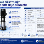 Thông số kỹ thuật máy bơm trục đứng CNP cần quan tâm khi mua bơm
