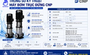 Thông số kỹ thuật máy bơm trục đứng CNP cần quan tâm khi mua bơm