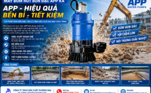 Tìm hiểu về máy bơm hút bùn đặc APP KA